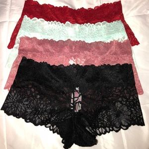 VS PINK LACE BOYSHORTS